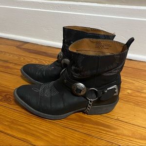 coconuts black cowboy boots